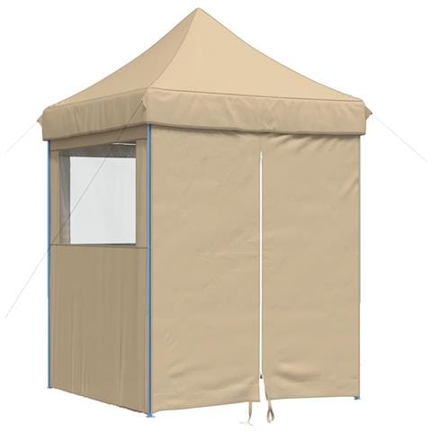Tenda Party Beige 200 x 200 x 306 cm Tessuto Oxford - Foto 1