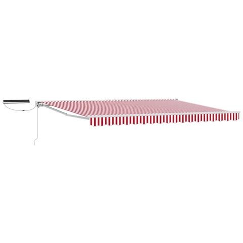 Tettuccio Elettrico Retrattile Rosso e Bianco 4,5 × 3,5 m - Foto 1
