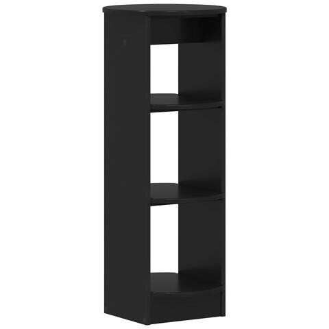 Mobile laterale Nero 40 x 40 x 100 cm Legno ingegnerizzato - Foto 1