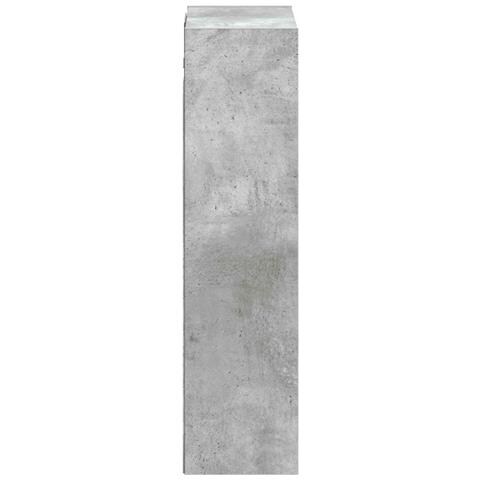 Mobile lavabo da parete Grigio Cemento 35 x 20 x 81 cm - Foto 8