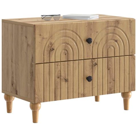 Armadio da Notte Rovere Artigianale 62 x 34,5 x 48 cm - Foto 2