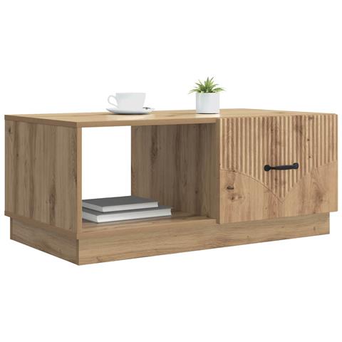 Tavolino da salotto Rovere Artigianale 90 x 50 x 37 cm - Foto 2