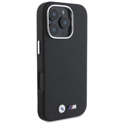 Bmw M Edition Custodia In Metallo Avvolta In Kevlar Per Iphone 16 Pro Max - Nera - Foto 7
