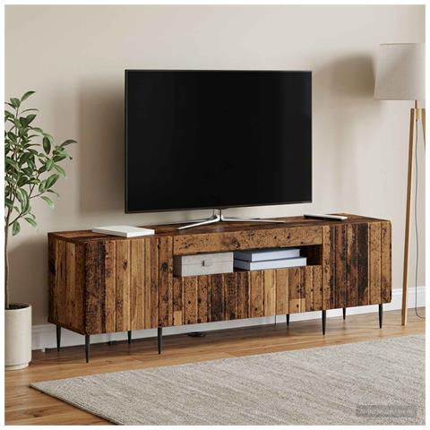 Mobile TV LED Legno antico Legno ingegnerizzato - Foto 2