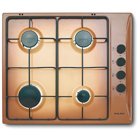 GLEM GAS - Piano Cottura GTL64TF a Gas 4 Fuochi Gas Colore Terra di ... GLEM GAS - Piano Cottura GTL64TF a Gas 4 Fuochi Gas Colore Terra di ...