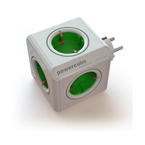 Presa multipla Powercube 5 uscite schuko bianca - Foto 1