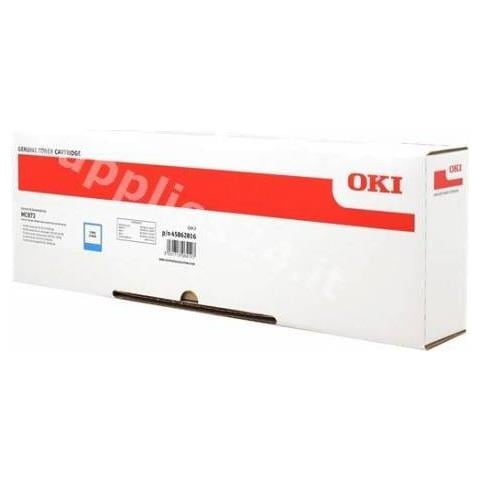 45862816 Toner Originale Ciano per MC873DN Capacità 10000 Pagine - Foto 2