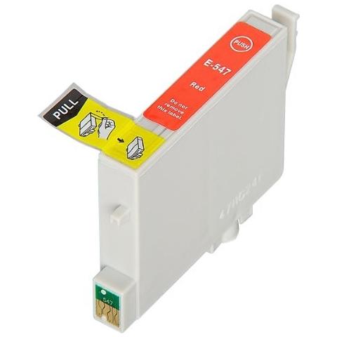 Cartuccia T0547 Rossa Compatibile Per Epson Stylus Photo R800 / r1800 Capacità 16ml - Foto 1