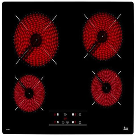 Piano Cottura S0408157 Elettrico 4 Zone Cottura da 60 cm Colore Nero - Foto 4