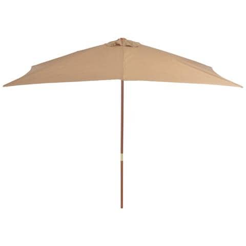 Ombrellone Da Esterni Con Palo In Legno 200x300 Cm Grigio Talpa - Foto 2