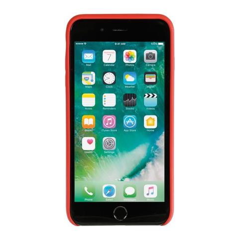 Skin, Cover In Similpelle - Apple Iphone 7 Plus / 8 Plus - Rosso - Foto 3