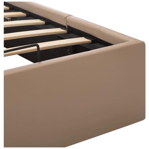 Giroletto Idraulico Contenitore Cappuccino Similpelle 140x200cm - Foto 2