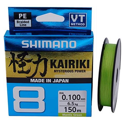 Kairiki 8, 150 Meter, Mantis Verde, 0.060mm / 5.3kg, Filo Da Pesca Intrecciato, 59wpla58r00 - Foto 2