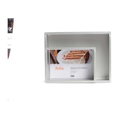 Teglia professionale anodizzata rettangolare 20 x 30 h. 7,5cm - Foto 1