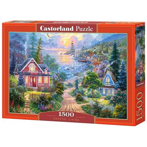 Puzzle Coastal Living 68 Cm Cartone 1500 Pezzi - Foto 1