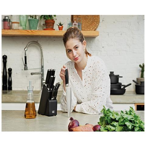 Blocco Di 5 Coltelli In Acciaio Inox - 3950358 - Foto 13