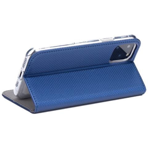 Smart Book Custodia Poket Silicone Flip Cover Case Per Apple Iphone Xs Max Blu - Foto 5