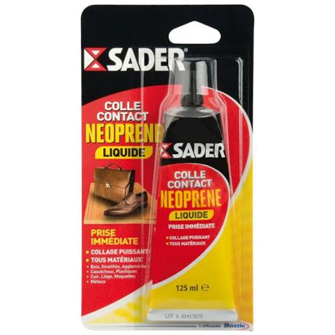 Adesivo Liquido A Contatto In Neoprene Sader - A Presa Immediata - 125ml - Foto 1