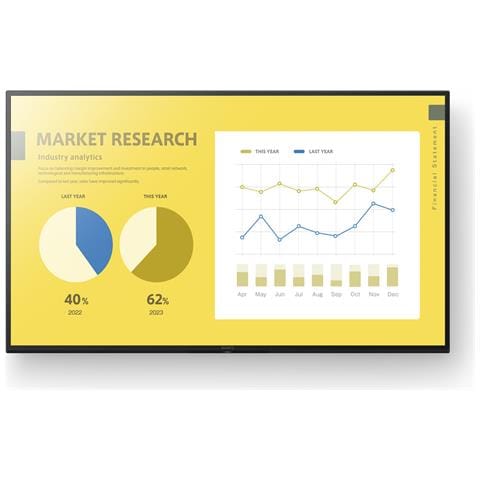 FW-43EZ20L visualizzatore di messaggi Pannello piatto per segnaletica digitale 109,2 cm (43") LED Wi-Fi 350 cd /m² 4K Ultra HD Nero Android 16/7 - Foto 2