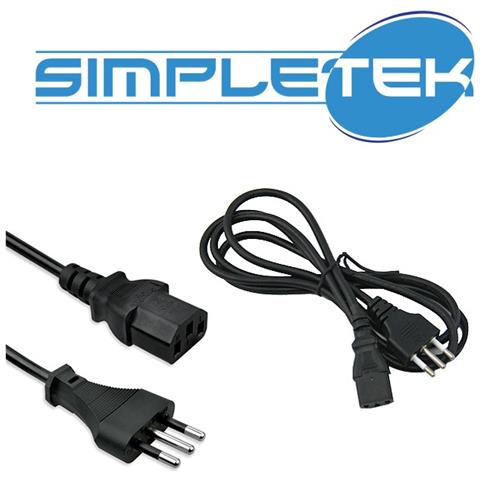 Cavo Alimentatore Pc Desktop Computer Monitor Stampante Spina Ita - Foto 1