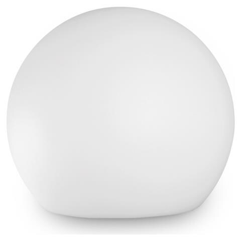 Piantana Contemporaneo Sole Acrilico Bianco 1 Luce E27 60w Ip65 - Foto 1