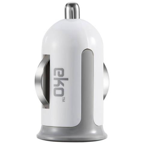 Caricabatteria Accendisigari Universale Da 1a Usb Per Auto, Bianco - Foto 2