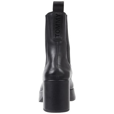 Chelsea Chunky Boot Stivaletti Pelle Scarpe Donna Nero Eu 37, En0en02340 Bds - Foto 2