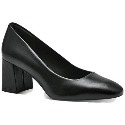 Black Elegant Closed Pumps High Scarpe Con Tacco Pelle Scarpe Donna Nero Eu 36, 1-22400-42 001 - Foto 1