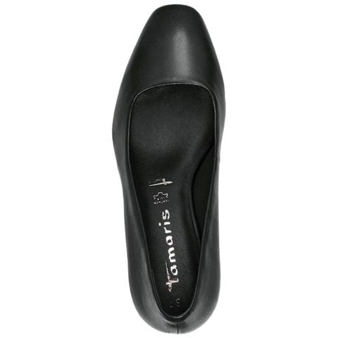 Black Elegant Closed Pumps High Scarpe Con Tacco Pelle Scarpe Donna Nero Eu 36, 1-22400-42 001 - Foto 3