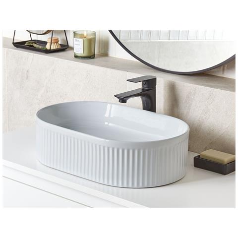 Lavabo Bagno Ceramica Bianco 49 X 31 Cm Geldo - Foto 1