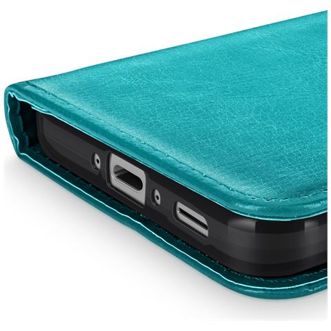 Custodia A Portafoglio Con Laccetto Per Samsung Galaxy A36, Turchese - Foto 2