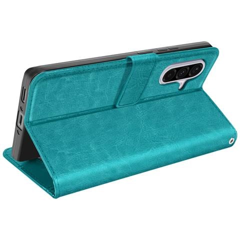 Custodia A Portafoglio Con Laccetto Per Samsung Galaxy A36, Turchese - Foto 5