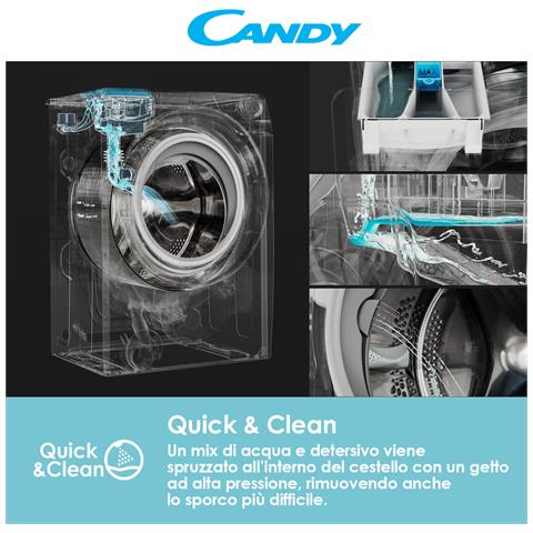 Lavatrice Standard 31019977 Smart Pro Quick&Clean 9 Kg Classe A Centrifuga 1400 giri - Foto 2