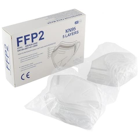 Conf. 20 Mascherine Kn95 Ffp2 Senza Valvola - Foto 2