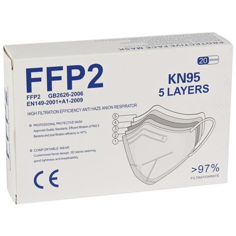 Conf. 20 Mascherine Kn95 Ffp2 Senza Valvola - Foto 3