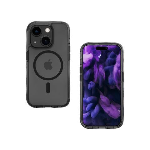 Crystal Matter X custodia per cellulare 17 cm (6.7") Cover Nero, Trasparente - Foto 1
