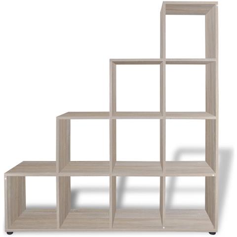 Libreria Scalare / Scaffale Espositore 142 Cm Rovere - Foto 2