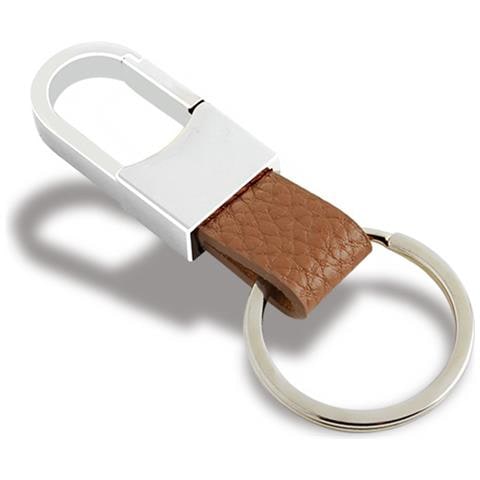 Portachiavi Da Auto In Pelle Per Uomo, Portachiavi In Metallo Personalizzato Brown - Foto 1
