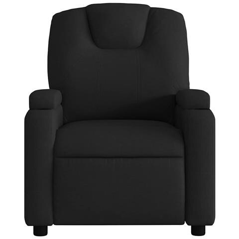 Poltrona Massaggiante Reclinabile Elettrica Nera in Tessuto - Foto 9