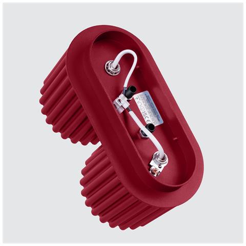 Lampada Da Soffitto Aura 2 Bordeaux Gu10 Sl. 1820 - Minimalist Lampada A Soffitto Borgogna 12x21x10 Cm - Foto 8