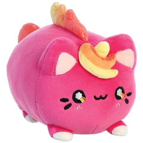 Peluche 18cm Gatto Unicorno Con Corno E Criniera Modello Meowchi, Rosa - Foto 1