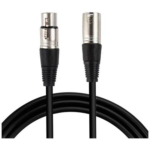 Cavo Di Prolunga Per Microfono Xlr Maschio-femmina - Cavo Audio Bilanciato A 3 Pin 2 Metri - Foto 5