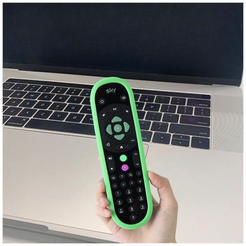 Custodia In Silicone Compatibile Con Sky Versione Inglese - Antiurto, Antiscivolo Green - Foto 3