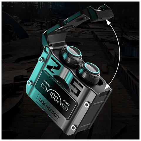 Auricolari Bluetooth 5.0 Wireless Neri - Cuffie In-ear Con Microfono E Ricarica Type-c - Foto 2