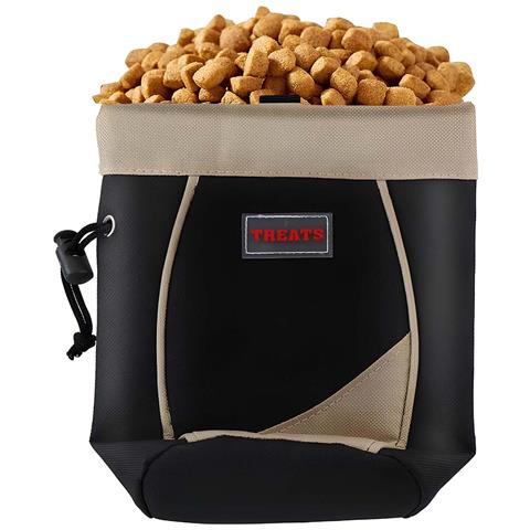 Porta Snack Per Animali Con Cordino E Clip Di Fissaggio, Marrone - Foto 2