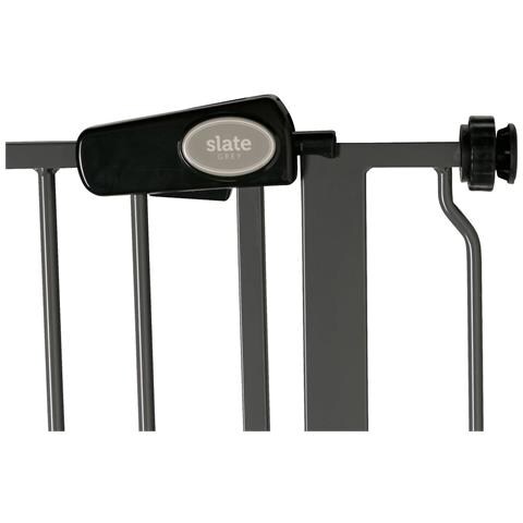 Safetots Cancelletto Di Sicurezza Extra Alto In Metallo Con Chiusura A Pressione, 81,4cm - 89cm, Grigio Ardesia, 104cm Di Altezza - Foto 2