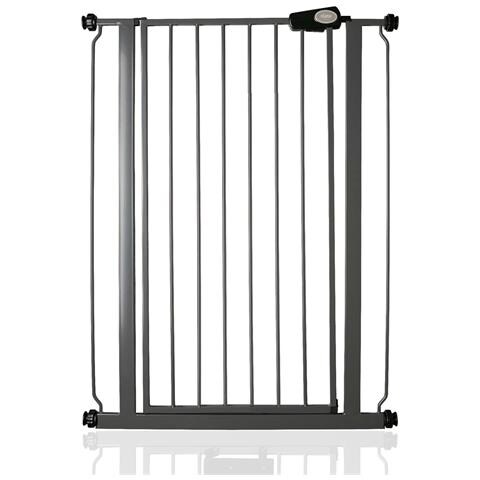 Safetots Cancelletto Di Sicurezza Extra Alto In Metallo Con Chiusura A Pressione, 81,4cm - 89cm, Grigio Ardesia, 104cm Di Altezza - Foto 1
