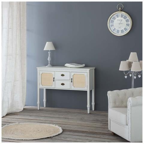 Credenza In Legno Bianco 108x36x82h - Foto 2