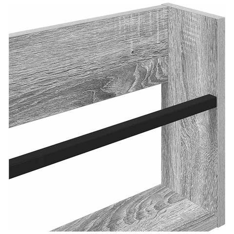 Scaffale per riviste 2 pcs Grigio Sonoma 60 x 12 x 30 cm - Foto 9