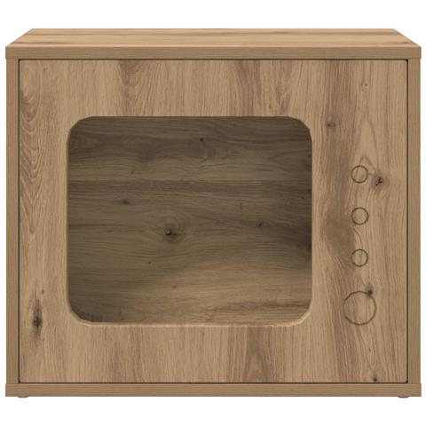 Casa per Gatti Rovere Artigianale 51 x 30 x 42,5 cm - Foto 1